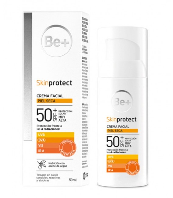 Be+ SPF50+ Crema facial piel secas