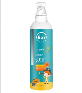 Be+ fotoprotector corporal 50+ spray fluido infantil 250 ml