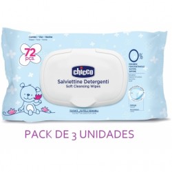 Chicco toallitas humedad pack ahorro ( 3x72 unid.)